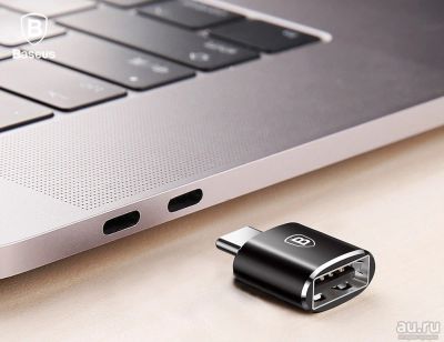 Лот: 13781557. Фото: 1. Переходник OTG USB Type C Baseus... Дата-кабели, переходники