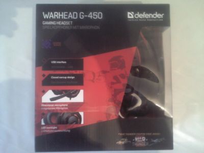 Лот: 12958419. Фото: 1. Наушники Defender Warhead G-450... Наушники, гарнитуры