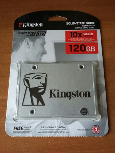 Лот: 11598681. Фото: 1. 120 ГБ SSD-накопитель Kingston... SSD-накопители