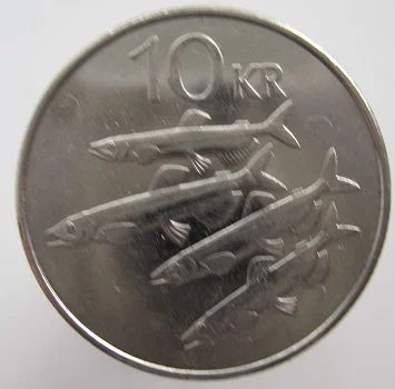 Лот: 8400633. Фото: 1. Исландия 10 крон 2008. Европа