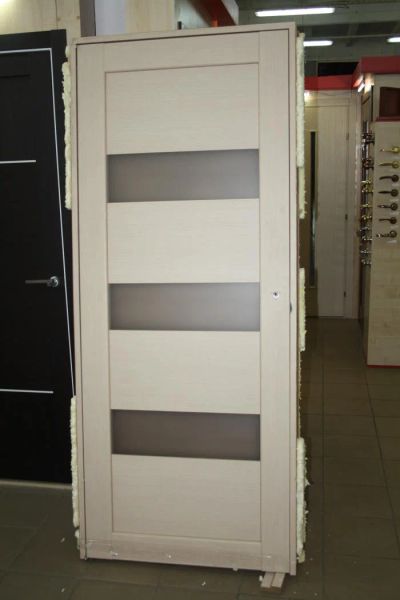 Лот: 5178047. Фото: 1. Дверь XL 04 экошпон беленый дуб... Двери межкомнатные