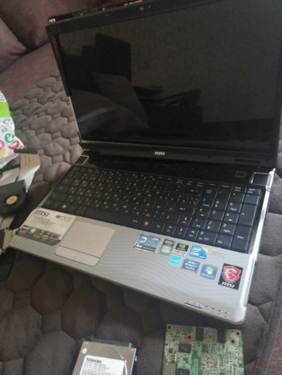 Лот: 19566947. Фото: 1. Ноутбук MSI GE603 на запчасти. Ноутбуки