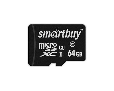 Лот: 19885827. Фото: 1. Карта памяти microSDXC 64GB Smartbuy... Карты памяти