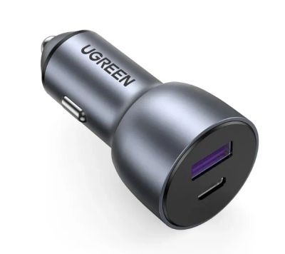 Лот: 24950295. Фото: 1. Автомобильное_З\У - USB + Type... Зарядные устройства, блоки питания, адаптеры сетевые для смартфонов