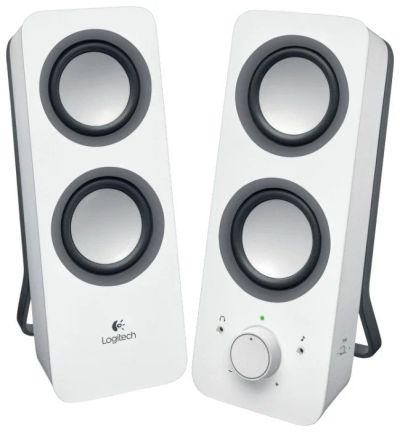 Лот: 9427601. Фото: 1. Колонки 2.0 Logitech Z-200 (980-000811... Акустические системы