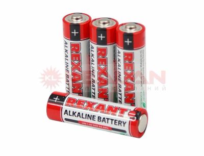 Лот: 8332949. Фото: 1. Rexant AA/LR6 алкалиновая батарейка... Расходные материалы