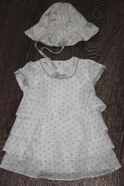 Лот: 3950498. Фото: 1. Платье и панамка My first chicco... Платья, сарафаны