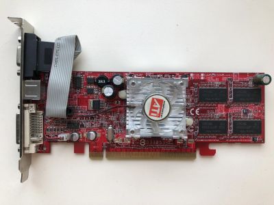 Лот: 25354310. Фото: 1. PCI-E 256Mb ATI Radeon X550. Видеокарты
