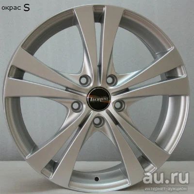 Лот: 16868317. Фото: 1. TechLine 716S 6.5x17;5x114.3 ET45... Диски