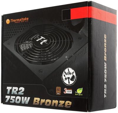 Лот: 6302647. Фото: 1. Блок питания Thermaltake TR-750P... Корпуса, блоки питания