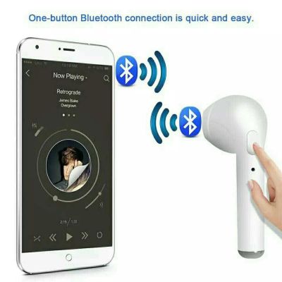 Лот: 14987590. Фото: 1. Беспроводная Bluetooth гарнитура... Наушники, гарнитуры