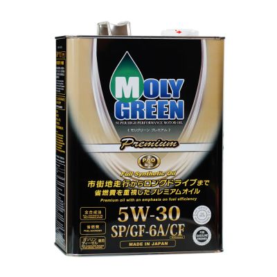 Лот: 20282557. Фото: 1. Moly Green Premium 5W-30 (PAO... Масла, жидкости