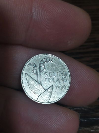 Лот: 18886167. Фото: 1. Финляндия. 10 пенни. 1990г. Европа