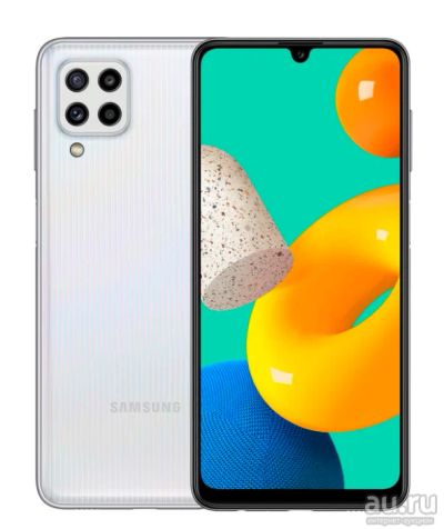 Лот: 18000514. Фото: 1. Samsung Galaxy M32 6/128GB, белый. Смартфоны