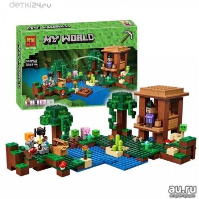 Лот: 11775509. Фото: 1. 👷 Конструктор Minecraft "Хижина... Конструкторы