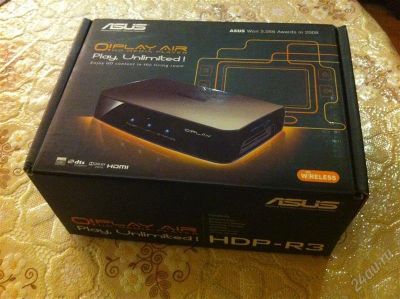 Лот: 2165700. Фото: 1. Медиаплеер Asus O!Play Air HDP-R3. DVD, Blu-Ray плееры