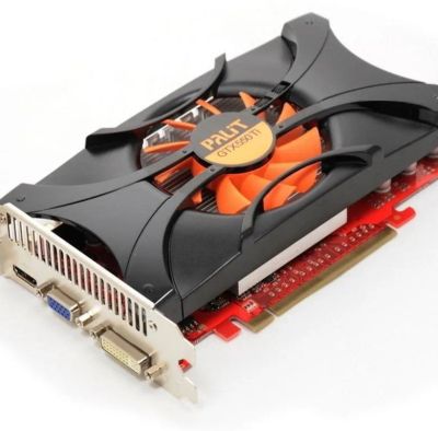 Лот: 21324832. Фото: 1. Palit Gtx 550 ti 1gb gddr5. Видеокарты