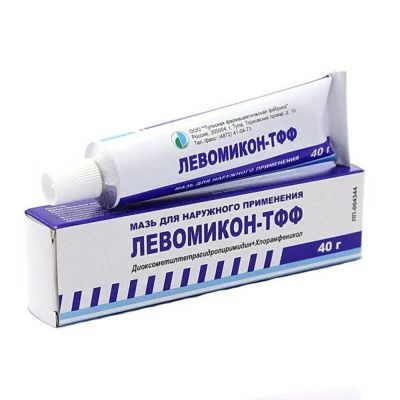 Лот: 25550754. Фото: 1. Левомикон-ТФФ мазь д нар прим... Лекарства
