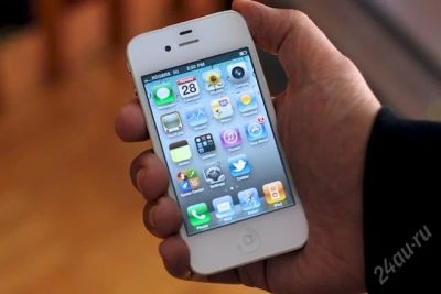 Лот: 5143098. Фото: 1. Смартфон Apple iPhone 4 белый... Смартфоны