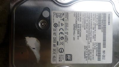 Лот: 9905526. Фото: 1. Жесткий диск Toshiba 500 GB (неисправный... Жёсткие диски (HDD)