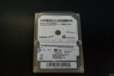 Лот: 15929209. Фото: 1. Жесткий жёсткий диск в ноутбук... Жёсткие диски (HDD)