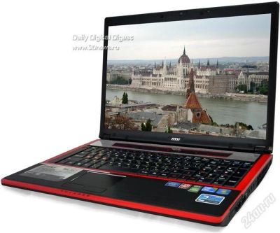 Лот: 2129748. Фото: 1. Ноутбук MSI GX740 ATI Mobility... Ноутбуки