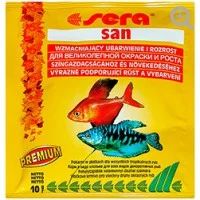 Лот: 12143989. Фото: 1. Sera san (СЕРА) Сан 10гр. хлопья... Корма