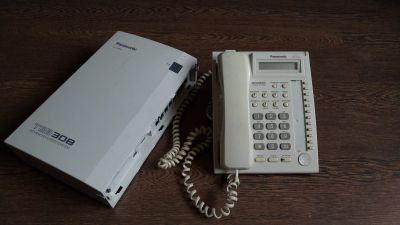 Лот: 13442793. Фото: 1. АТС Panasonic KX-TEB308RU + Системный... АТС