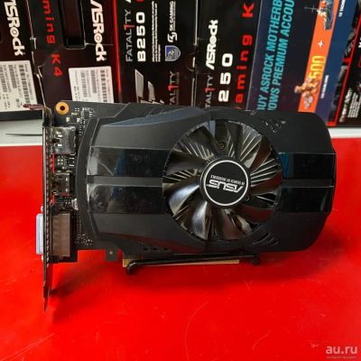 Лот: 16098590. Фото: 1. Видеокарта Asus Phoenix GTX 1050Ti... Видеокарты