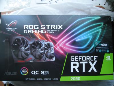 Лот: 18926855. Фото: 1. ASUS ROG GeForce RTX 2080 Strix... Видеокарты