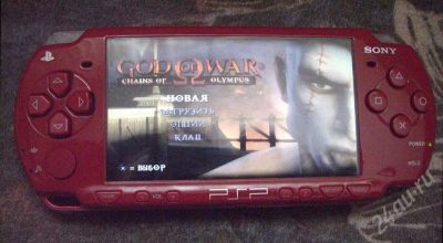 Лот: 259897. Фото: 1. PSP SLIM GOD OF WAR EDITION. Игры... Игровые приставки, консоли