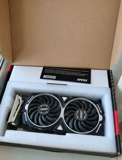 Лот: 17051520. Фото: 1. Видеокарта MSI RX570 4Gb. Видеокарты