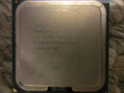 Лот: 3427154. Фото: 1. Процессор Pentium D 915 2.8 GHZ. Процессоры