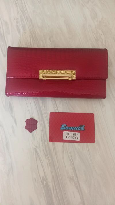 Лот: 23292627. Фото: 1. Кошелёк somuch из натуральной... Бумажники, кошельки, портмоне