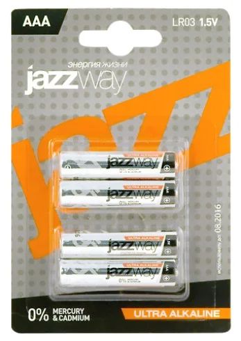 Лот: 6694615. Фото: 1. Батарейка jaZZway LR03 Ultra Alkaline... Другое (аксессуары)
