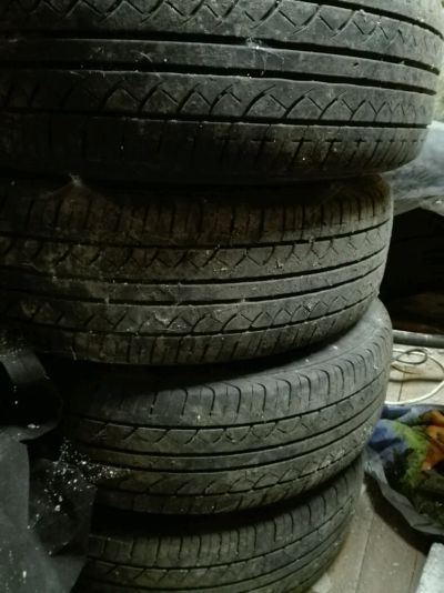 Лот: 7968689. Фото: 1. Bridgestone 185/70 R14. Шины на дисках