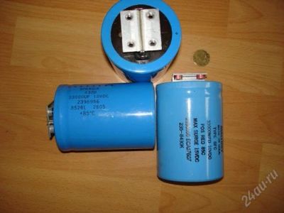 Лот: 2772841. Фото: 1. конденсаторы эл.лит. 33000UF 10VDC... Конденсаторы