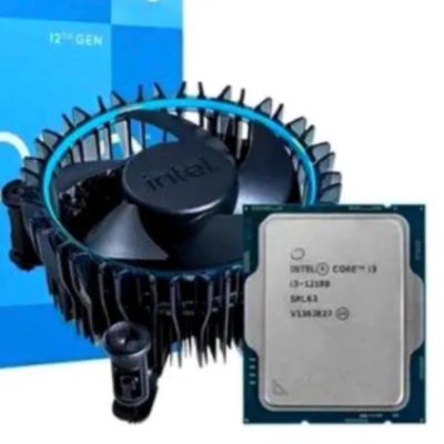 Лот: 21218083. Фото: 1. Процессор Intel i3-12100f (box... Процессоры