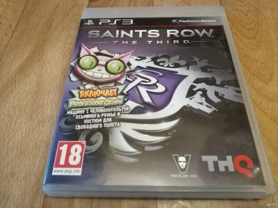 Лот: 13454666. Фото: 1. Saints Row The Third PS3 / Лицензионный... Игры для консолей