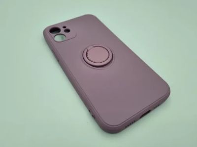 Лот: 18253044. Фото: 1. Чехол накладка iPhone 12 фиолетовый... Чехлы, бамперы