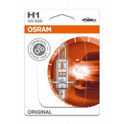 Лот: 9030299. Фото: 1. Лампа Osram h1 12v 55w P14,5s... Оптика и освещение