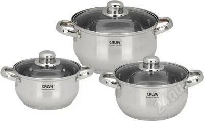Лот: 2349630. Фото: 1. Набор кухонной посуды CALVE CL-1081... Сковороды и сотейники
