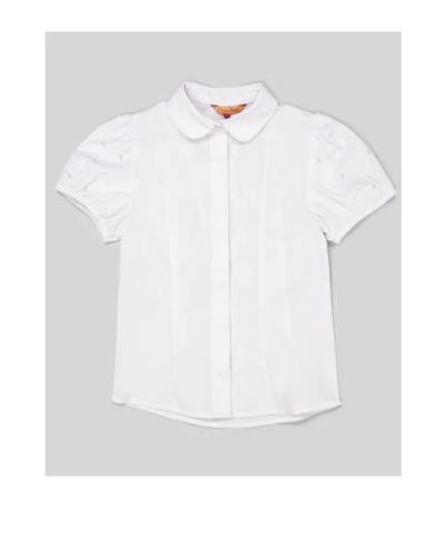 Лот: 19471749. Фото: 1. Новая белая блузка для девочки... Рубашки, блузки, водолазки