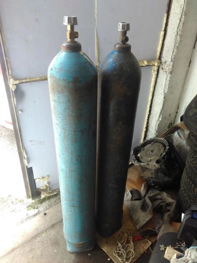 Лот: 9828086. Фото: 1. баллон кислородный. Баллоны, газ в баллонах