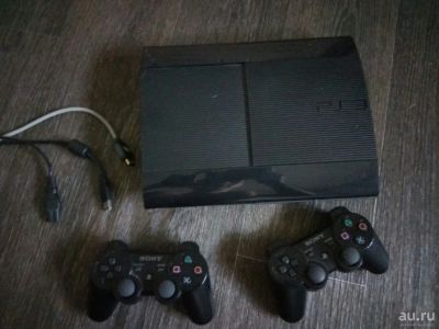 Лот: 10060063. Фото: 1. PlayStation 3 500Gb 2 оригинальных... Игровые приставки, консоли