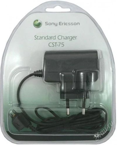 Лот: 2755100. Фото: 1. Зарядное устройство Sony Ericsson... Зарядные устройства, блоки питания, адаптеры сетевые для смартфонов