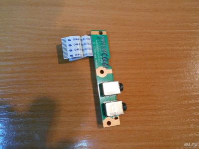 Лот: 9672761. Фото: 1. Плата audio для ноутбука hp cq61... Платы расширения, контроллеры, доп. порты