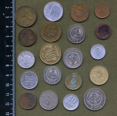 Лот: 17830859. Фото: 1. иностранные монеты ,лотом 20 штук... Австралия и Океания