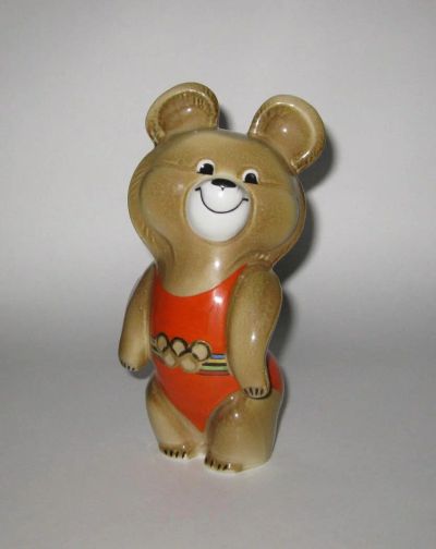 Лот: 10562366. Фото: 1. Мишка Спортсмен.Медведь Олимпийский. Фарфор, керамика