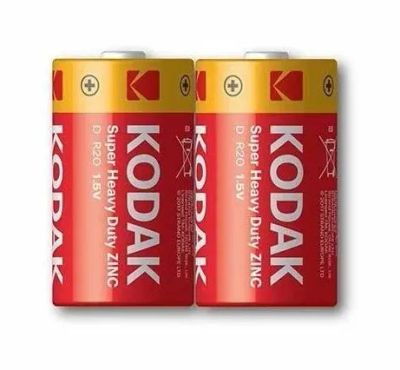 Лот: 22143025. Фото: 1. KODAK R20 (24) EXTRA HEAVY DUTY... Батарейки, аккумуляторы, элементы питания